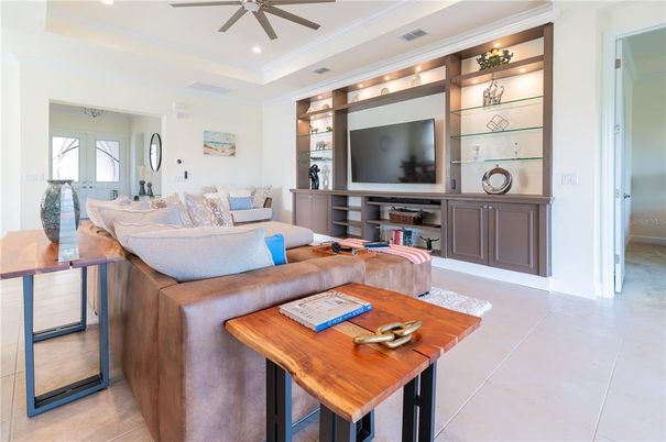 Interior, Living room, Recessed Lighting