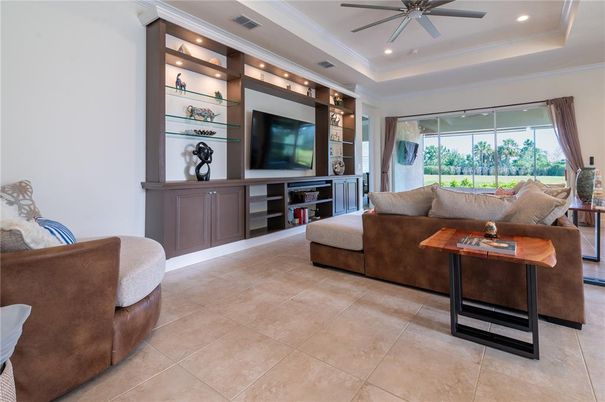 Interior, Living room, Recessed Lighting