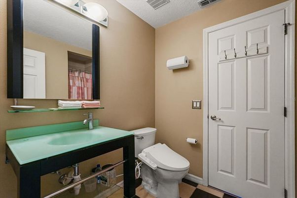 Bathroom, Interior, Wood Texture Flooring
