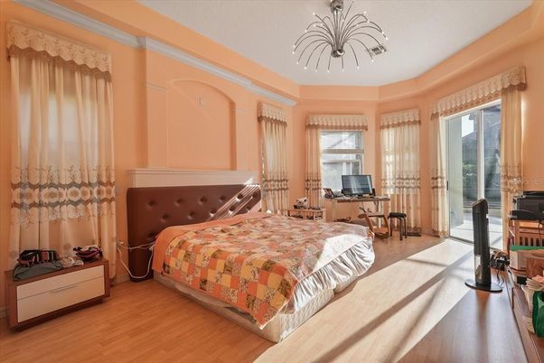 Bedroom, Interior, Wood Texture Flooring