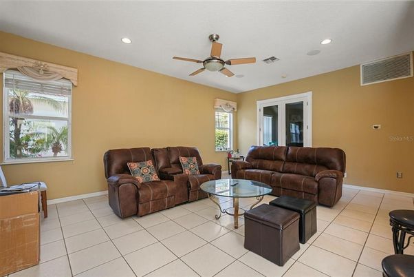Interior, Living room, Recessed Lighting