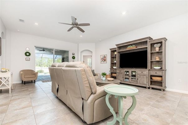 Interior, Living room, Recessed Lighting