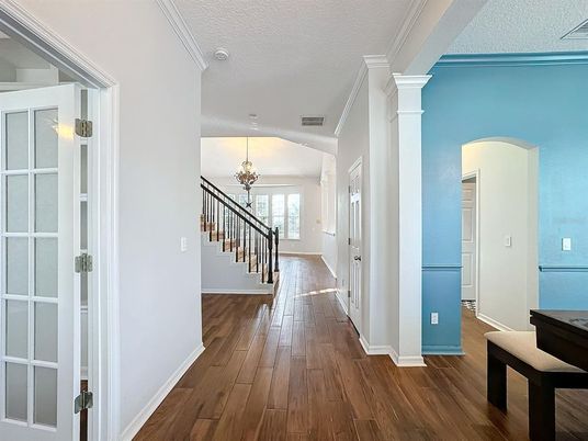 Chandelier, Interior, Pendant Lights, Wood Texture Flooring