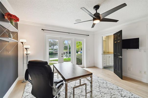 Home Office, Interior, Wood Texture Flooring