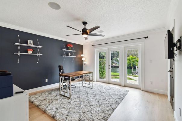 Home Office, Interior, Wood Texture Flooring
