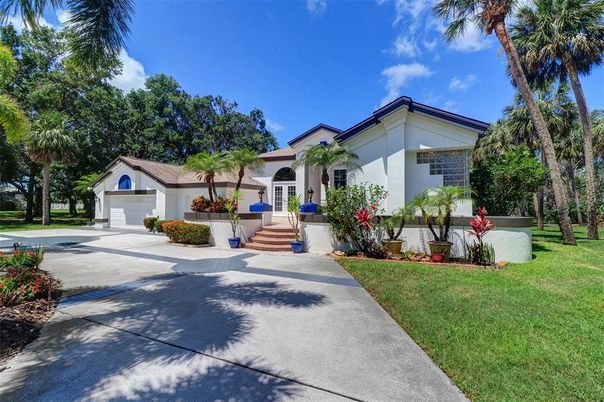 Attached, Backyard, Detached Garage, Exterior, Facade, Spanish Mediterranean