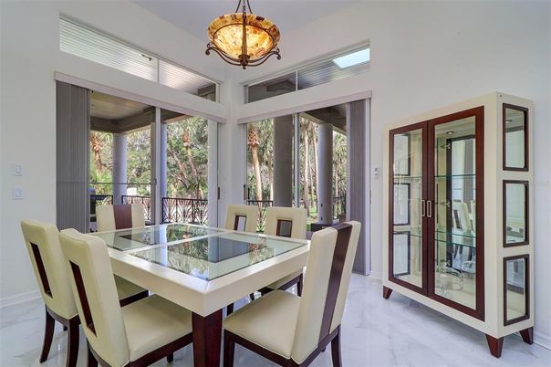 Chandelier, Dining room, Interior, Marble