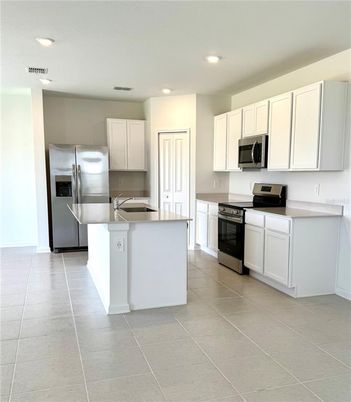 Interior, Kitchen, Recessed Lighting, Stainless Steel Appliances