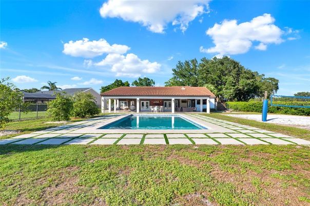 Backyard, Exterior, Pool, Solar Panels