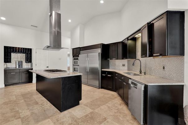 Interior, Kitchen, Recessed Lighting, Stainless Steel Appliances