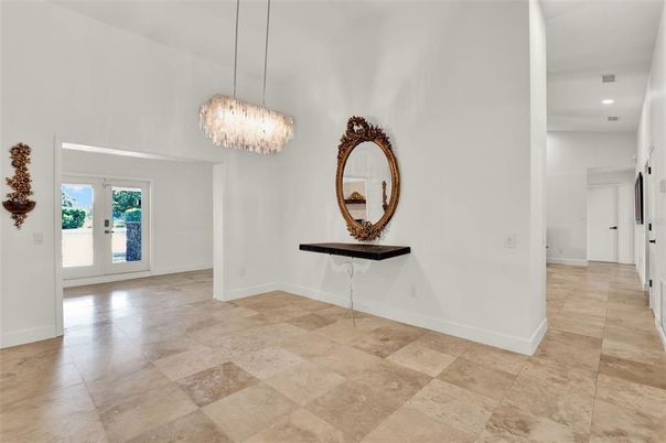 Chandelier, Interior, Recessed Lighting