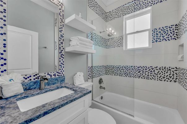 Bathroom, Glass Shower, Interior