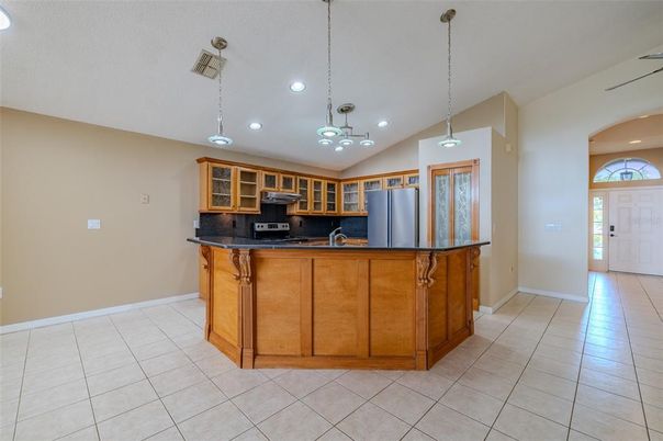 Interior, Kitchen, Pendant Lights, Recessed Lighting