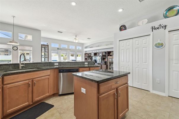 Interior, Kitchen, Pendant Lights, Recessed Lighting