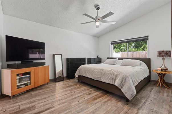 Bedroom, Interior, Wood Texture Flooring