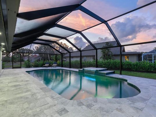 Glass Ceilings, Interior, Pool, Sun Room