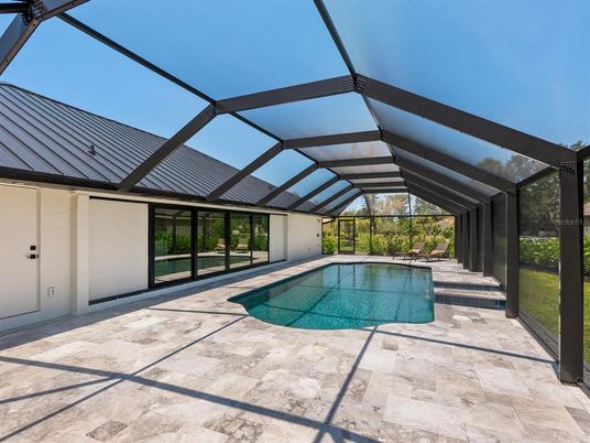 Glass Ceilings, Interior, Pool, Sun Room