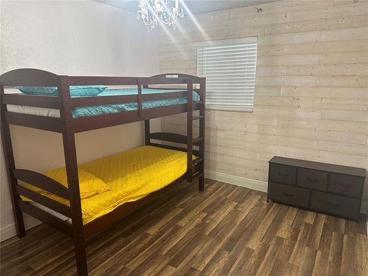 Bedroom, Interior, Wood Texture Flooring, Wooden Walls