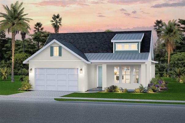 Attached, Exterior, Facade, Farmhouse