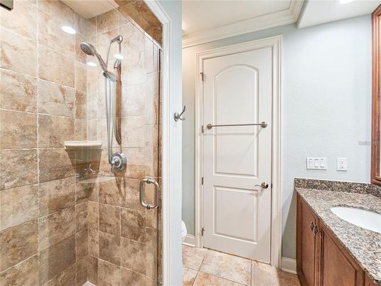 Bathroom, Interior, Recessed Lighting