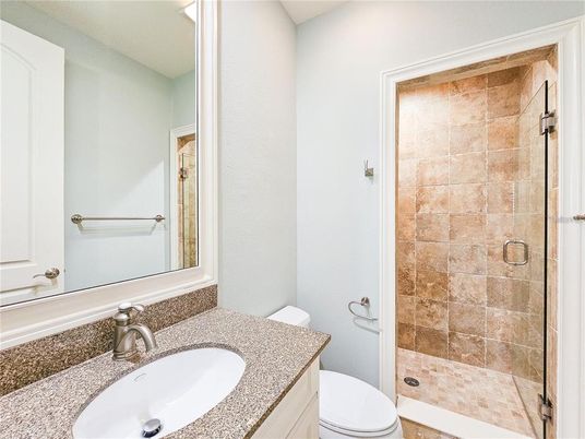 Bathroom, Glass Shower, Interior