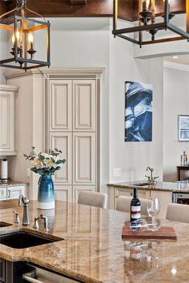Chandelier, Dining room, Interior, Pendant Lights