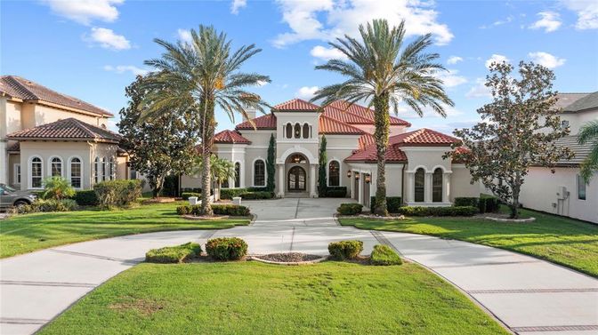 Backyard, Exterior, Facade, Mediterranean