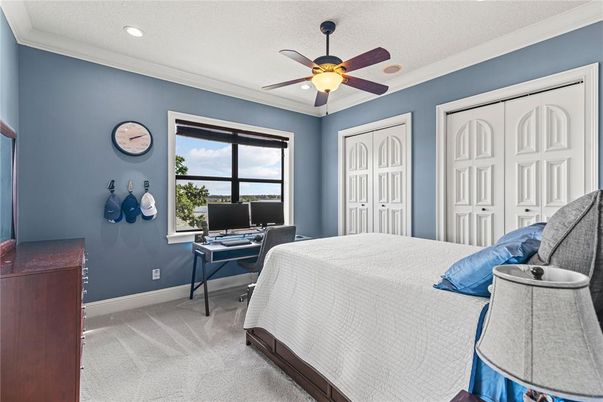 Bedroom, Home Office, Interior, Recessed Lighting