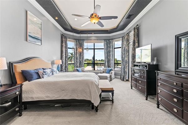 Bedroom, Interior, Recessed Lighting, Water