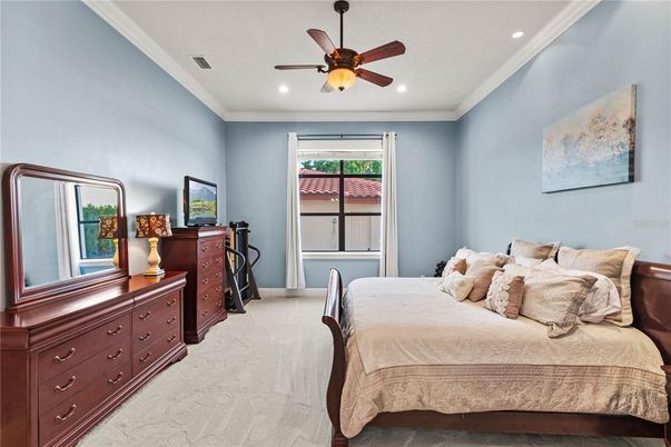 Bedroom, Interior, Recessed Lighting