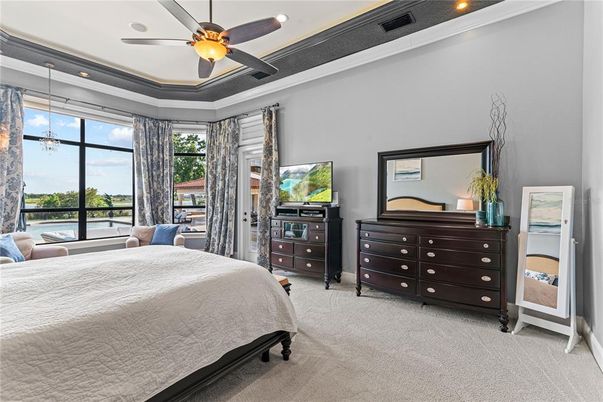 Bedroom, Interior, Pendant Lights, Recessed Lighting
