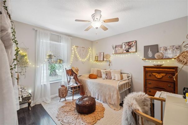 Bedroom, Interior, Wood Texture Flooring