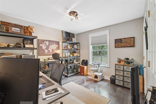 Home Office, Interior, Wood Texture Flooring