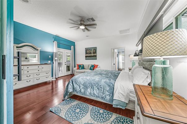 Bedroom, Interior, Wood Texture Flooring