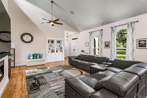 Fireplace, Interior, Living room, Wood Texture Flooring