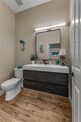 Bathroom, Interior, Wood Texture Flooring