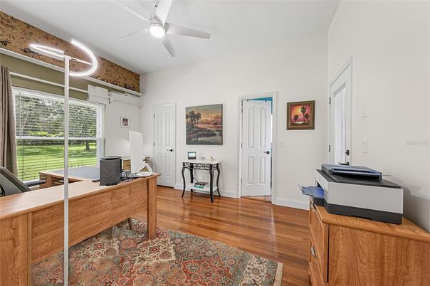 Home Office, Interior, Wood Texture Flooring