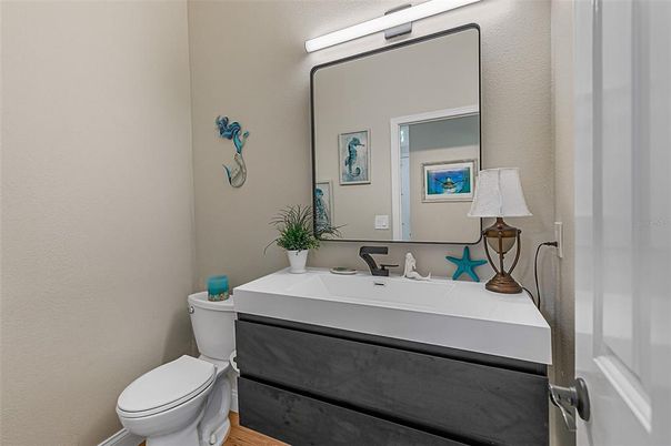 Bathroom, Interior, Wood Texture Flooring