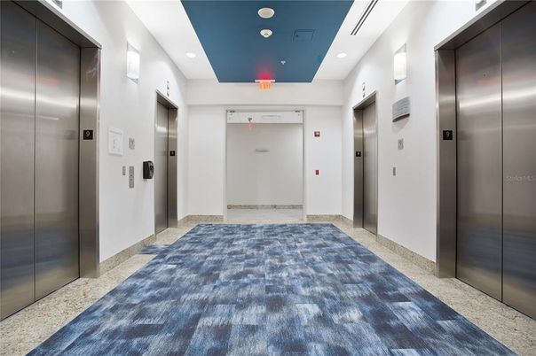 Elevator, Interior, Recessed Lighting