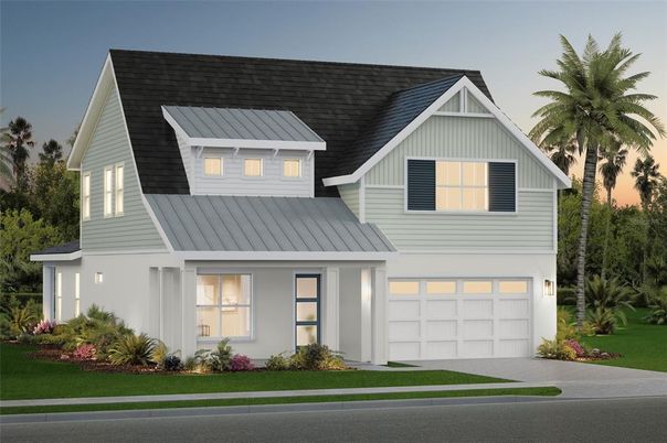 Attached, Exterior, Facade, Farmhouse