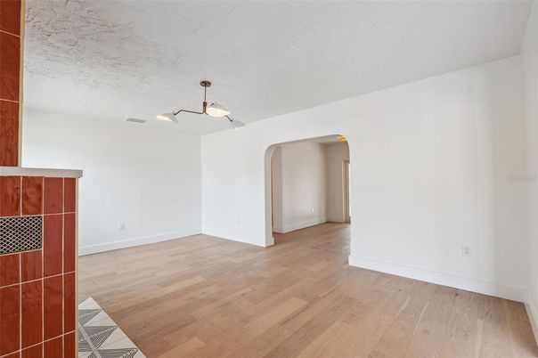 Empty room, Interior, Wood Texture Flooring