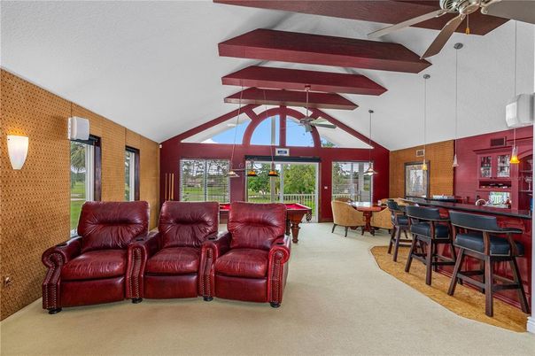 Dining room, Interior, Pendant Lights, Wooden Beams