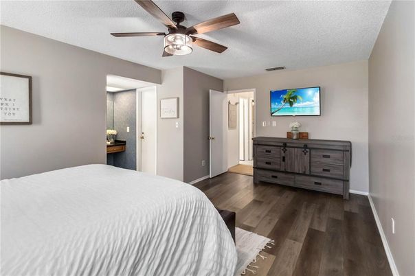 Bedroom, Interior, Wood Texture Flooring