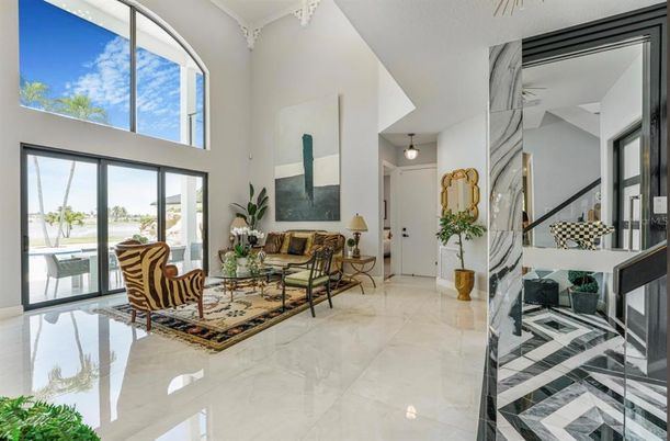 Interior, Living room, Marble, Water