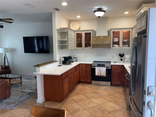 Interior, Kitchen, Recessed Lighting, Stainless Steel Appliances