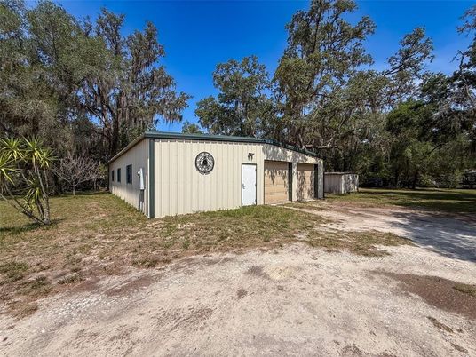 Backyard, Detached Garage, Exterior