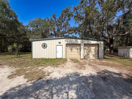 Backyard, Detached Garage, Exterior