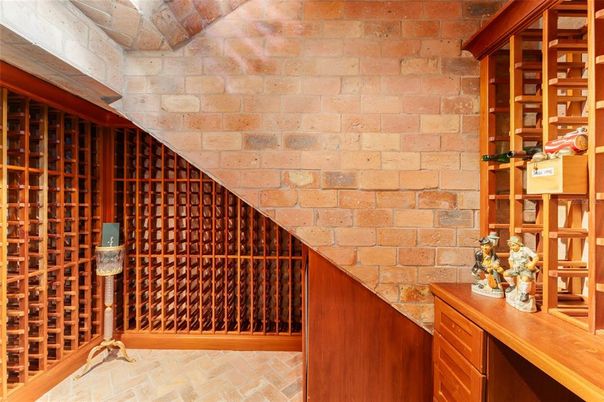 Interior, Stone Walls, Wine Storage