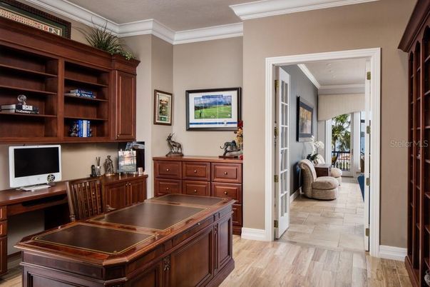 Home Office, Interior, Wood Texture Flooring