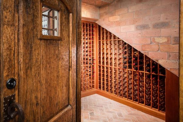 Interior, Stone Walls, Wine Storage